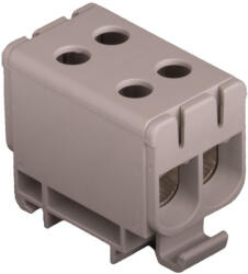 Pollmann Electrotech Fővezeték sorkapocs 2x 50/2x50 (6-50mm2) szürke UK 50/2 A, 2090201 Pollmann (2090201)