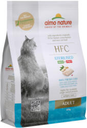 Almo Nature 300g Almo Nature HFC Adult Sterilized Tőkehal száraz macskatáp -15% kedvezmény