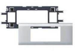 Legrand Program Mosaic DLP alu keret 2 modulos, 85 mm fedélhez - 11212 (011212)