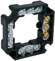 Kopos Sorkapocs elosztódobozba (55, 5x55, 5) fekete 4x3-4mm2 400V, S-66 FB Kopos (S-66_FB) - lumenet