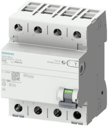 Siemens 5SV3346-4KK14 FI-relé 63A 4P 30mA, B+ típus (5SV33464KK14)