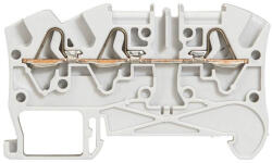 Legrand 37243 Viking3 fázissorkapocs 4mm2 3 3 vezetékes 1-2 be/kiment, szürke 1 emeletes rugós (037243)