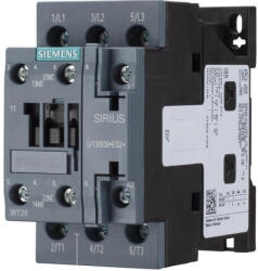 Siemens 3RT2028-1BB40 mágneskapcsoló, 18, 5kW/38A, 24VDC, 1NO+1NC, S0, csavaros (3RT20281BB40)