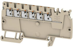 Weidmüller Moduláris elosztó sorkapocs 500V/17, 5A, sötétbézs, AAP11 1.5 LI DL OR 2675350000 Weidmüller (2675350000)