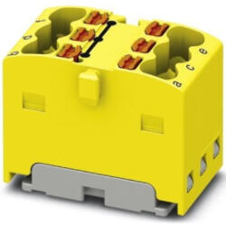 Phoenix Contact Elosztóblokk PTFIX 6X1, 5-G YE, 0, 14-2, 5mm2, 17, 5 A 450 V ragasztható, rugós csatlakozás, 3002880 (3002880) - lumenet