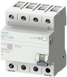 Siemens 5SV3346-4 FI-relé 63A 4P 30mA, B típus, K (super resistant) (5SV33464)