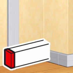 Legrand DLP alu végzáró 50x150 - 11160 (011160)