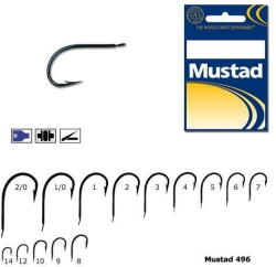 Mustad Carlig Mustad Soft Bait Limerick nr. 2/0 7buc (M.496.02)