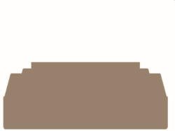 Weidmüller Sorkapocs véglap W sorozathoz WAP WTL6/3, bézs, 1879910000 (1879910000)