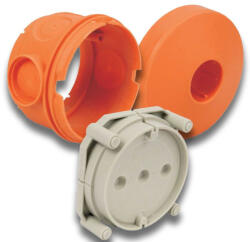 Kopos Betondoboz készlet sekély, szöggel való rögzítés 60x50mm SB-KP 60-50/L AB Kopos(KBT-2+KBV-2+KBS-2) (SB-KP 60-50/L_AB) - lumenet