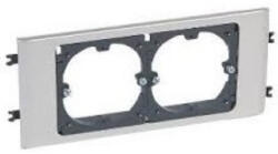 Legrand 11168 DLP alu 2-es keret szerelvény 85 mm fedélhez, Ø60 (011168)