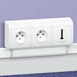 Legrand DLP mini 3-as szerelvénykeret, csatornához, Ø60 - 31696 (031696)