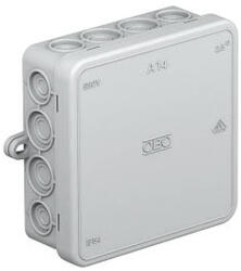 OBO sorkapocs nélkül kábel-leágazódoboz, világosszürke 100x100x38 2000378 (2000378)