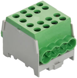 Pollmann Electrotech Fővezeték sorkapocs 2x 35/6x25mm2 zöld HLAK 35-1/6 M2, 2080185 Pollmann (2080185)