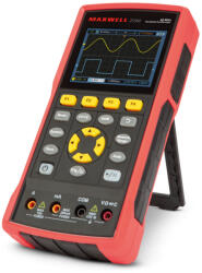  Kézi oszcilloszkóp - akkumulátoros - 3.5" színes LCD - AC/DC, 400V, 40MHz, 2 csatorna, 8K/4K (25360)