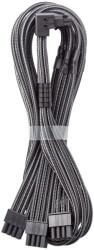 CableMod C-Series Pro adapter 90fok B verzió 16 pin - 3x8 pin PCIe szén (CBCM1693)