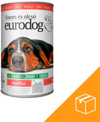 Euro Pet Euro Dog Konzerv Kutyáknak (Marha) - 24x415 g
