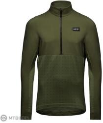 GOREWEAR TrailKPR Hybrid félcipzáras pulóver, zöld (XL)