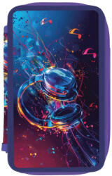 Herlitz Penar neechipat cu 2 fermoare Herlitz 400198300, Motiv music (400198300) Penar