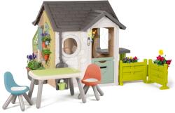 Smoby Căsuța grădinarului Garden House Smoby extensibilă în mod excepțional cu 3 scaune (SM810255-D) Casuta pentru copii