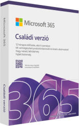 Microsoft 365 Családi verzió 1éves előfizetés EuroZone Medialess (EP2-32372)