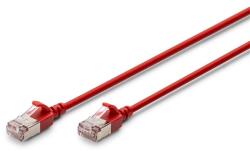ASSMANN Cat. 6A F/FTP LSZH 5m piros slim patch kábel (DK-1632-A-050S-R) - officedepot