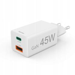 Hama gyors Usb töltő GaN Usb-c Usb-a, Pd/qc, 45 W (002019930000)