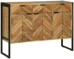 vidaXL Oldalszekrény 100x30x75 cm Tömör Fa Akác (VD374109)