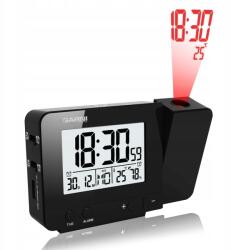 GARNI 140 digitális ébresztőóra, idő, hőmérséklet, vetítés (GATGARNI140)