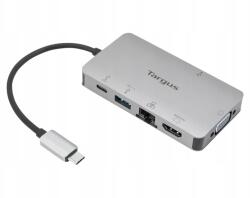 Targus Usb-c Dp Alt módú egyvideós 4K Hdmi/vga dokkoló állomás 100 W teljesítménnyel (DOCK419EUZ)