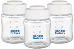 Canpol Комплект контейнери за съхранение на кърма Canpol - 120 ml, 3 броя (35/235C)