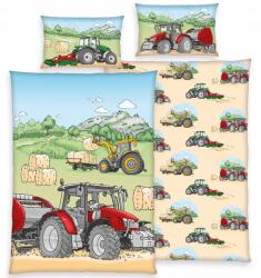 Traktor Ágyneműhuzat Kiságy Ágyneműhuzat 135x100 100x135 Flanel (5496)
