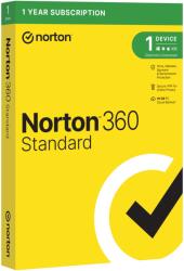 Symantec 360 Standard vírusirtó, VPN, jelszókezelő, 10 GB biztonsági mentés, 1 év, 1 eszköz, 1 felhasználó (21423316)