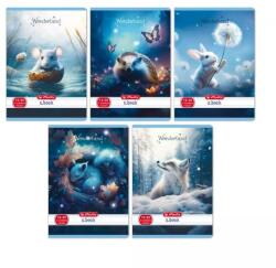 Herlitz Wonderland: Caiet liniat A5, clasa a 3-a, 12-32 - diverse modele (400200793)