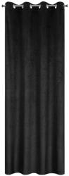 Eurofirany Lili bársony sötétítő függöny Fekete 140x250 cm (384149)