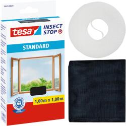 tesa Szúnyogháló Ablakra Tesa Standard Rovarháló 100 x 100cm Fekete (55670-00021-04)