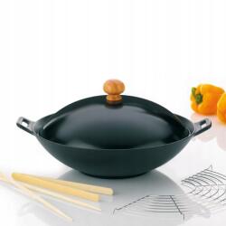 Kela Öntöttvas wok 36 cm-es, 5 darabos készlet tartozékokkal (4025457779435)