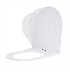 Gamma Wc-ülőke Kihúzható Univerzális Szabadon Ereszkedő Kemény Duroplast Fehér (MAGRO)