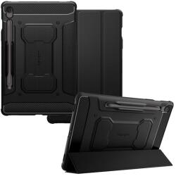 Spigen RUGGED ARMOR PRO tok álló (aktív FLIP, ütésállóság, TRIFOLD, asztali tartó, ceruza tartó) FEKETE ACS09381 (ACS09381)