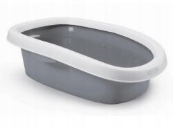 Stefanplast Szürke alomtálca profilozott kerettel macskáknak 43x31x14cm Stefanplast Sprint 10 (96466)