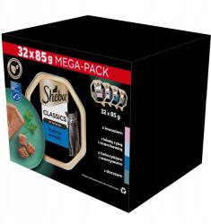 Sheba Classic in Pate Ocean Selection ízkeverék Pástétom 32x85g