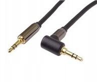PremiumCord Hq tömör sztereó kábel Jack 3, 5 mm Jack 3, 5 mm dugaszolva 90°, 1, (kjqmm015-90)