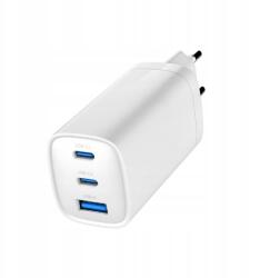 Gembird Erős Univerzális Usb Töltő GaN 65W Qc 3.0 Pd Usb-c Gyorstöltés (TA-UC-PDQC65-01-W)