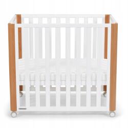 Kinderkraft Fa kiságy gyerekeknek és csecsemőknek Koya matraccal (KFKOYA00WHT0000)