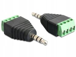 Delock Adapter sorkapocs 4 tűs 3, 5 mm-es Klinke Stecker (17916)
