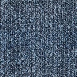 BLOQ Mocheta albastru inchis cu fir buclat, in dale, BLOQ Tradition Midnight 510 50x50 cm (BLOQ-TRAD510) Covor