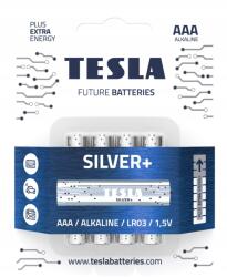 Samsung Alkáli Elem Tesla AAA/LR03/1, 5V 4DB Silver+ (EP-TA20EWE + EP-DW700CWE)