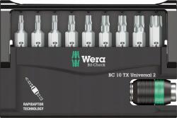 Wera Bit-Check 10 Tx (torx) Universal 2 Wera bitkészlet (05057115001)