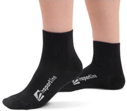 inSPORTline Antibakteriális bambusz zokni inSPORTline Silvatic Mid AG+ 3 pár, unisex, középhosszú, rugalmas, antibakteriális, környezetbarát fekete 43-45 (28613-4345-2)