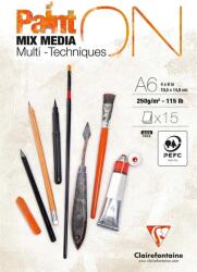 Clairefontaine Paint'On Vázlatfüzet A6 250 g (960060C)